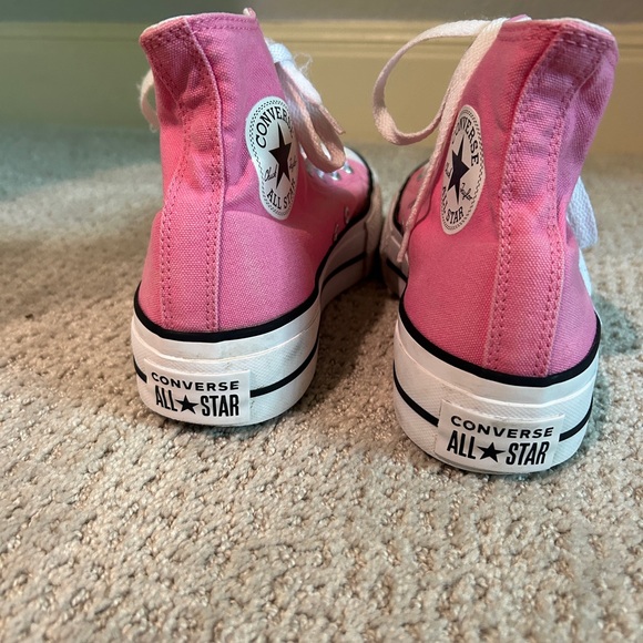 Pink Platform High-top Converse - Picture 3 of 3